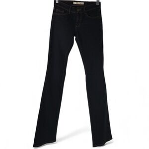 J Brand Jeans Women’s 25 Blue Denim Bootcut Dark Wash Stretch Low Rise 5 Pockets